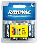 Alkaline C Size - 4 Pk Carded