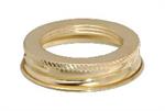 #2 Brass Plated Screw On Collar