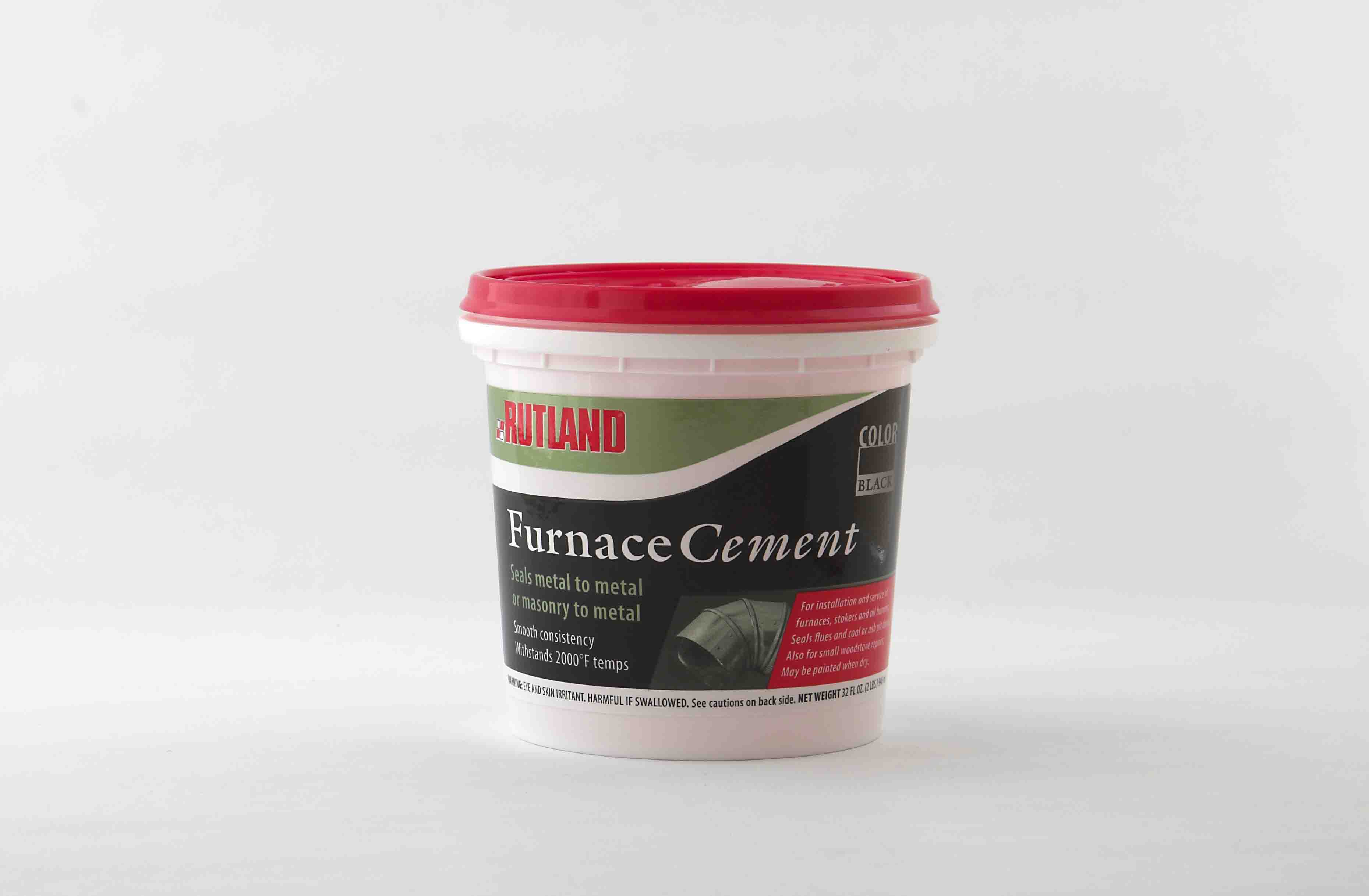 3 Tubes Rutland Products Black 10.3 Fl Oz Cartridge Furnace Cement NEW