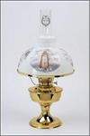 Brass Heritage Lamp W/ Light House Shade