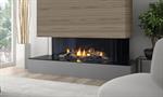 CB40E City Series Direct Vent Fireplace - 3 Sided