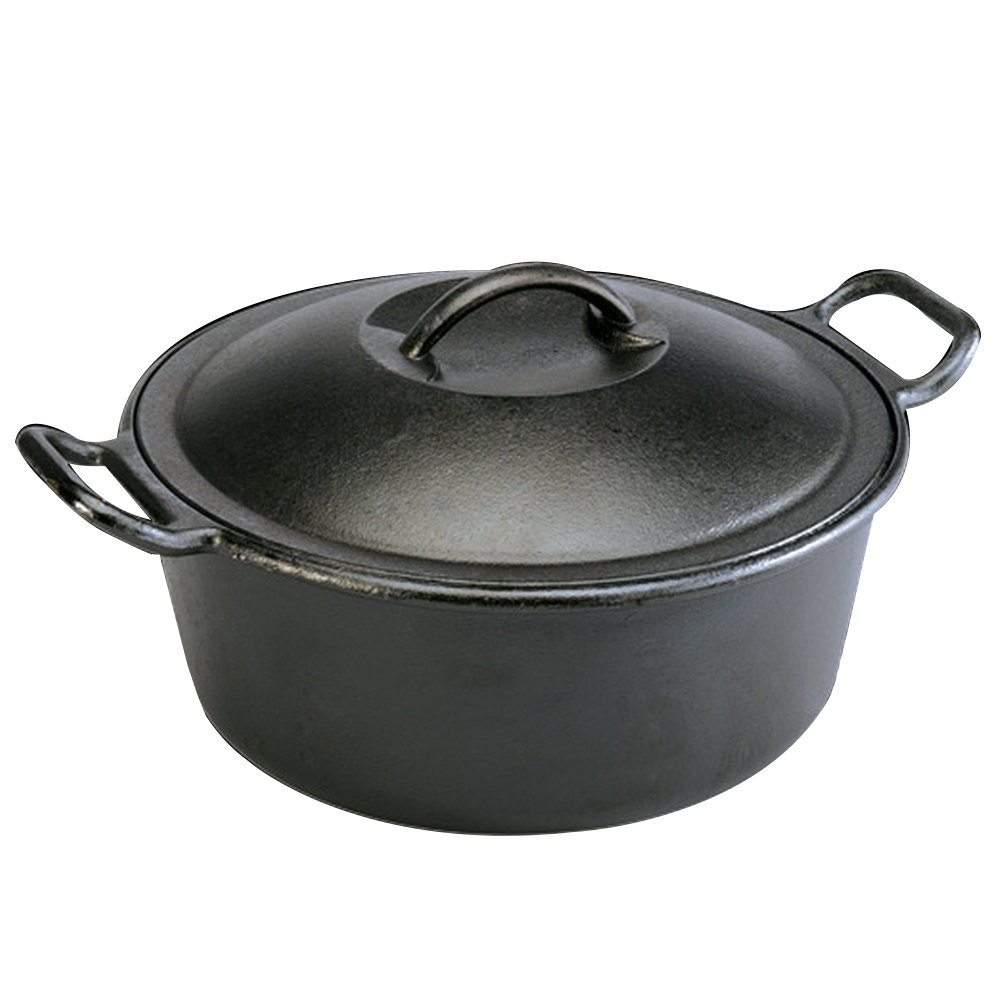 THE FAMOUS LODGE L8DD3 or LCC3 CAST IRON COMBO COOKER/SKILLET SET