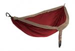 ENO DoubleNest Hammock Maroon/Tomato/Khaki