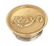 Filler Cap, Rayo Logo - Brass