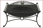 Fire Pit - Rectangular - Bronze & Black