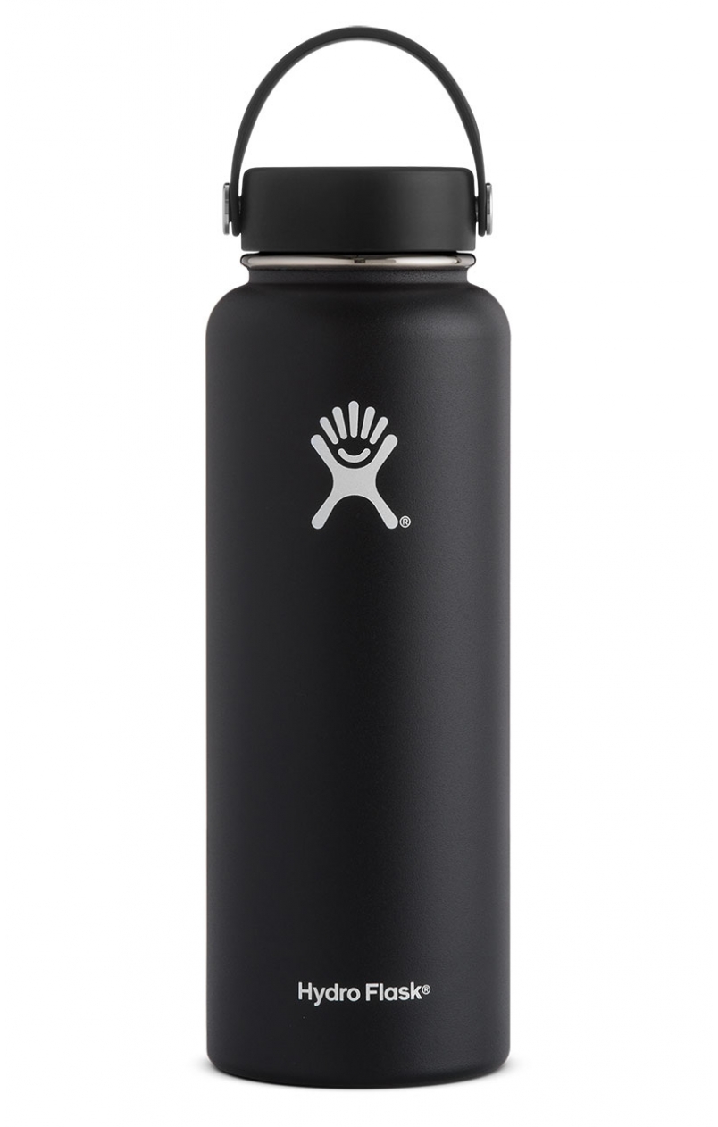 Hydro Flask 40 OZ Wide-Mouth White Water Bottle