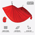 TRUNK TECH Single Hammock - Red/Navy