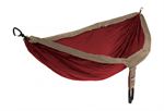 ENO DoubleNest Hammock Maroon/Tomato/Khaki