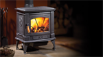 Hampton Medium Wood Stove - Charcoal Gray