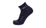 Essential Light 1/4 Crew, Black, Med Socks