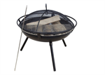 Wood Fire Bowl 24^ Dia. w/Fire Poker & Mesh