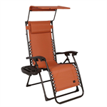 Lounge Chair w/ Canopy - Terra Cotta