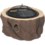 Fire Pit - Wood Stump Design