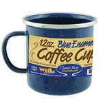 Blue Enamel Mug 12 oz