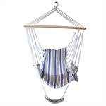Hammock Chair with Sponge - White/Blue