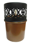 Windfighter Metal Tabletop Oil Candle