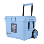 55 Qt Wheeled Cooler - Coleman Pro Blue Sky