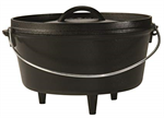 Camp Dutch Oven -  5 Qt 10^ Dia.  Deep / Season