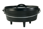 Camp Dutch Oven 6 Qt 10^ Dia 3 3/4^ Deep / Seaso
