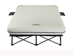 Queen Airbed Cot W/ Side Tables and 4D Battery Pump