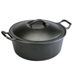 Dutch Oven 4 Qt 10 1/5^ Dia. Seasoned w/ Loop Hand