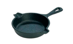 Ash Tray/ Spoon Rest - 3 1/2^ Skillet - Seasoned