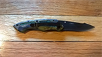 6 1/2^ Olive Green Camo Knife