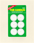 Tub Candles (Pkg Of 6)